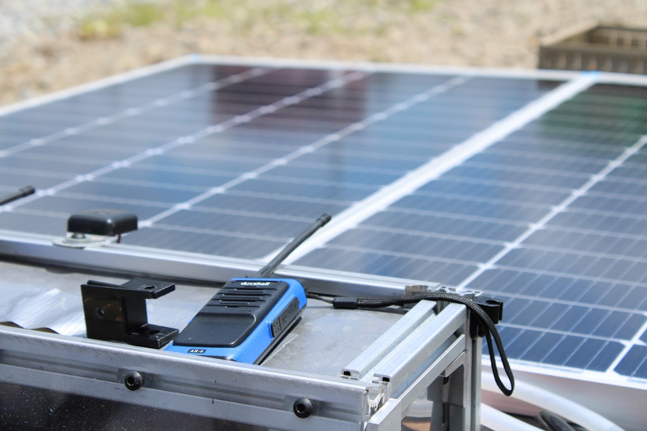 Picture of solar panels