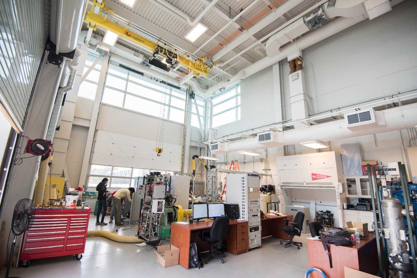 The Advanced Combustion and Energy Systems Laboratory located in the Advanced Energy Research and Technology Center (AERTC)
