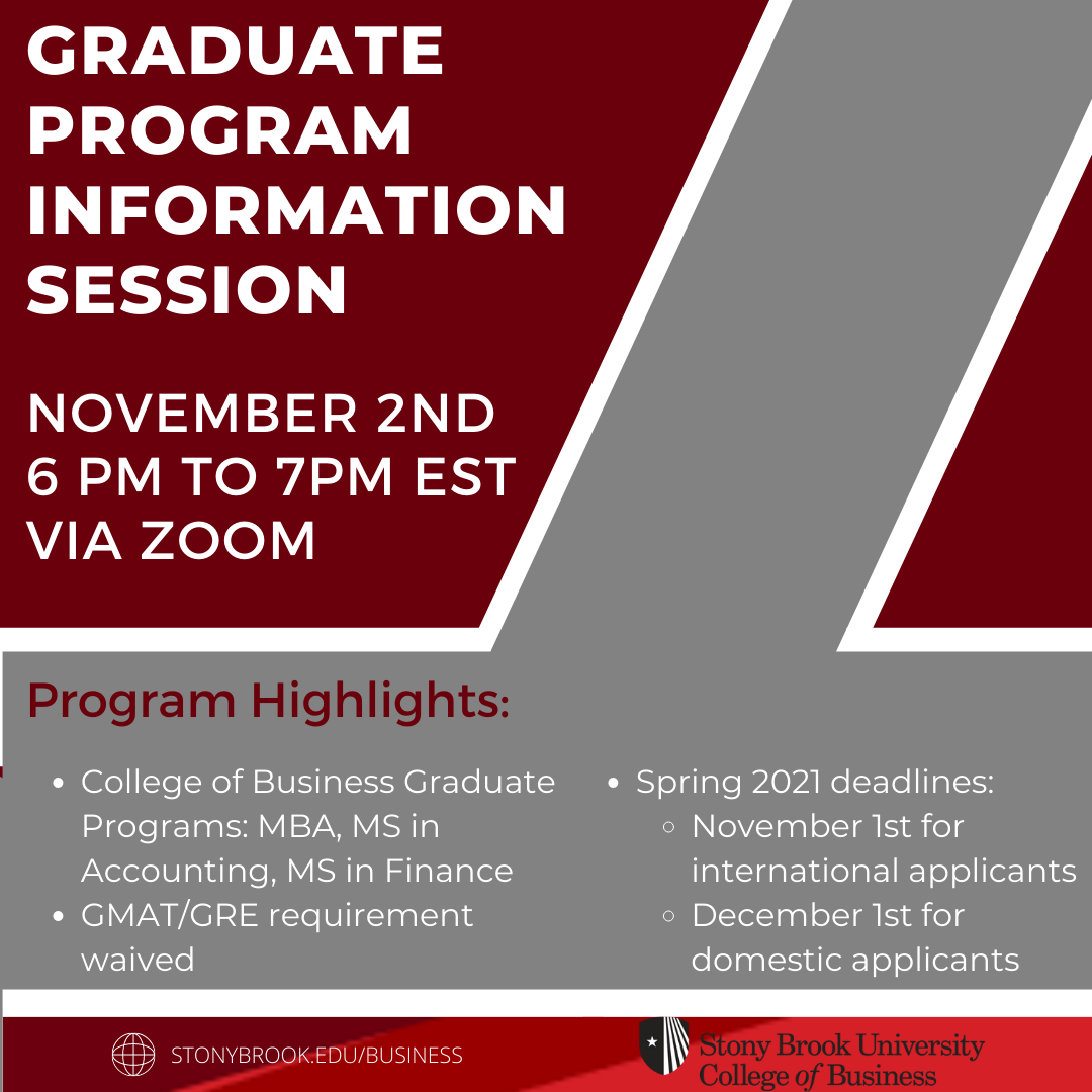 College of Business Stony Brook University