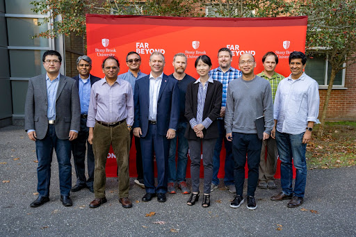 Dean’s Millionaires Club - 2021 Left to right: Peng Zhang, T.A. Venkatesh, Himanshu Gupta, Hassan Arbab, Jon Longtin, Matthew Eisaman, Pei Fen Kuan, Andrew Schwartz, Fang Luo, Dima Kozokov, Dilip Gersappe