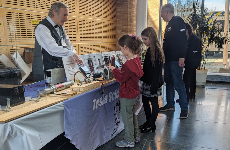 Tesla Museum Demo at Community Day