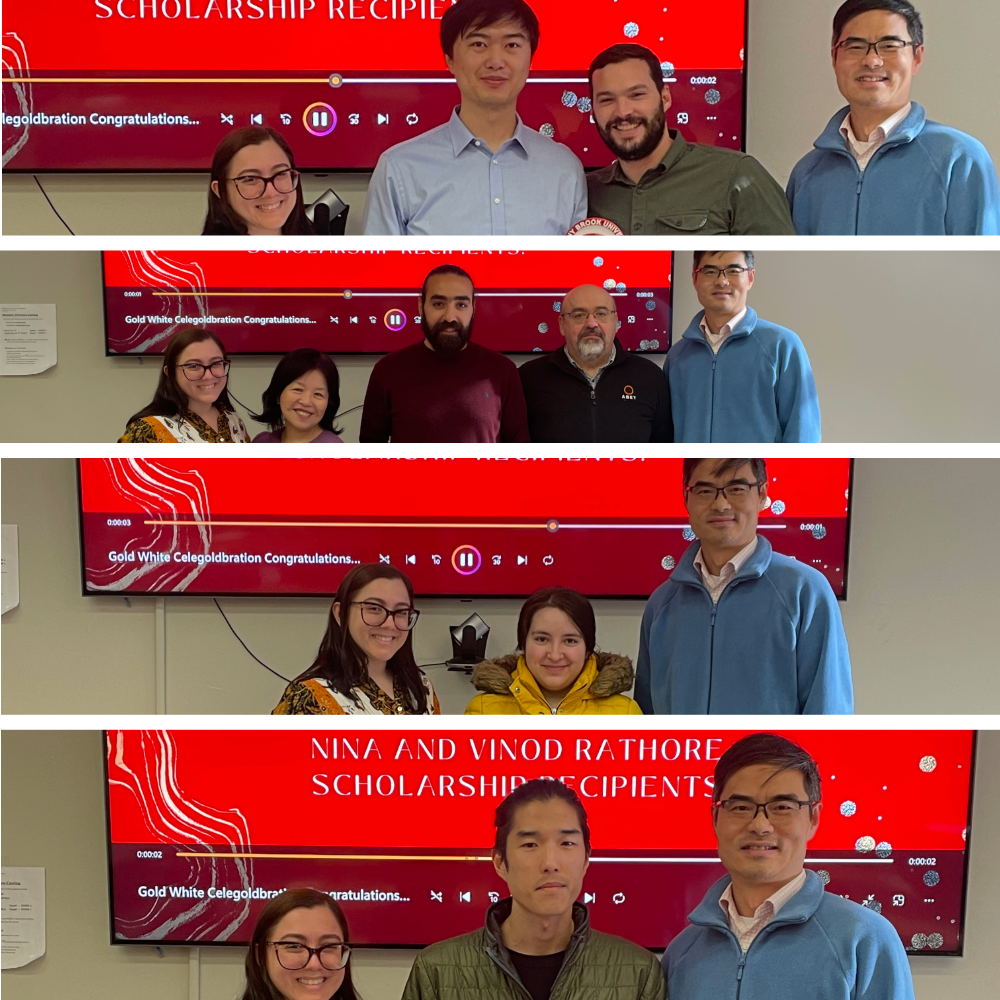 Nina and Vinod Rathore Scholarship Award Winners