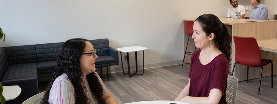Students in the Career Center Studio