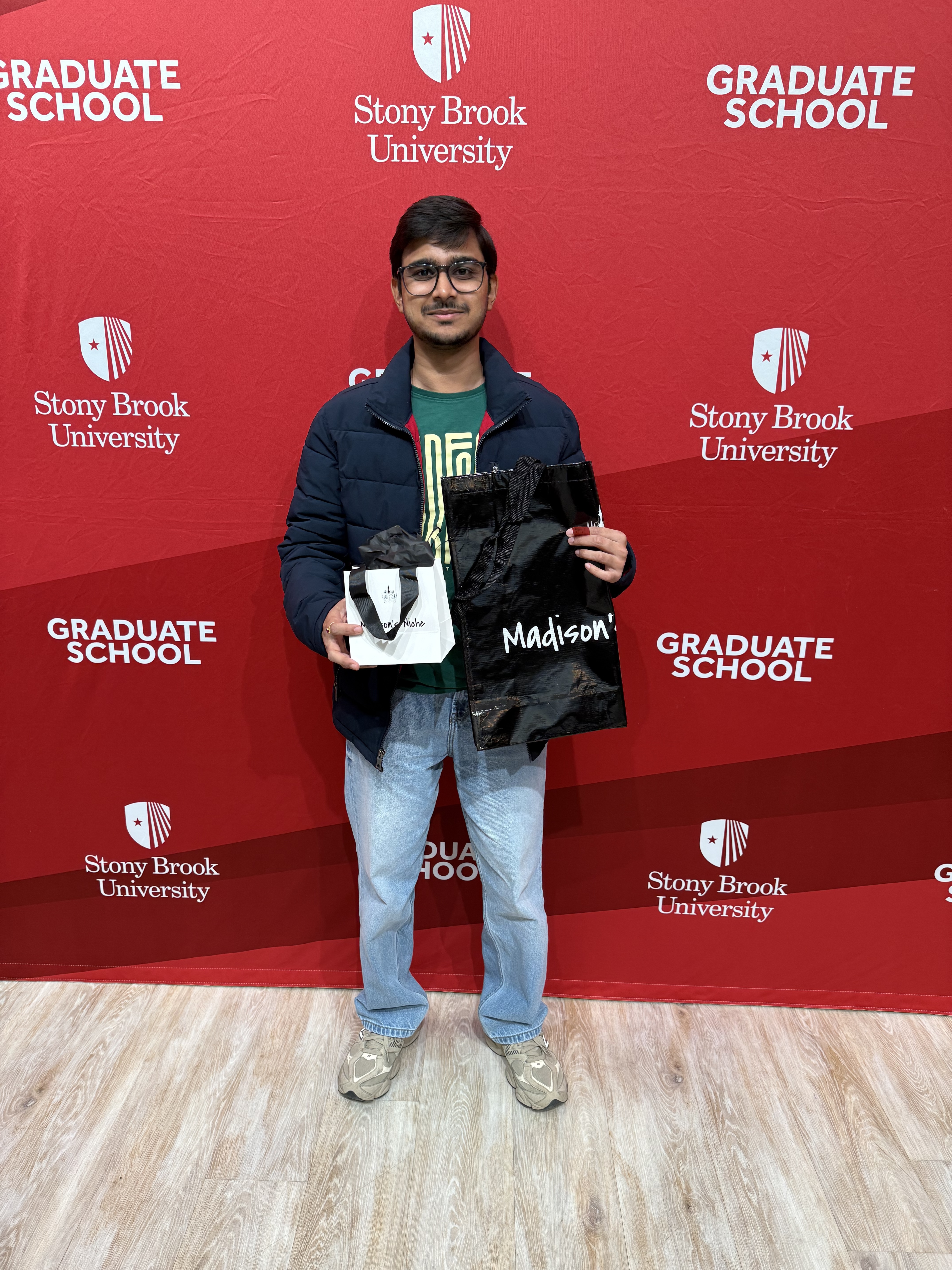 Student at Graduate Accomplishment Showcase