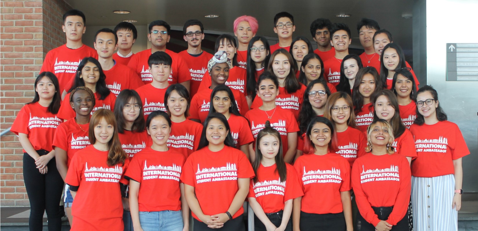 International Student Ambassador Staff Picture