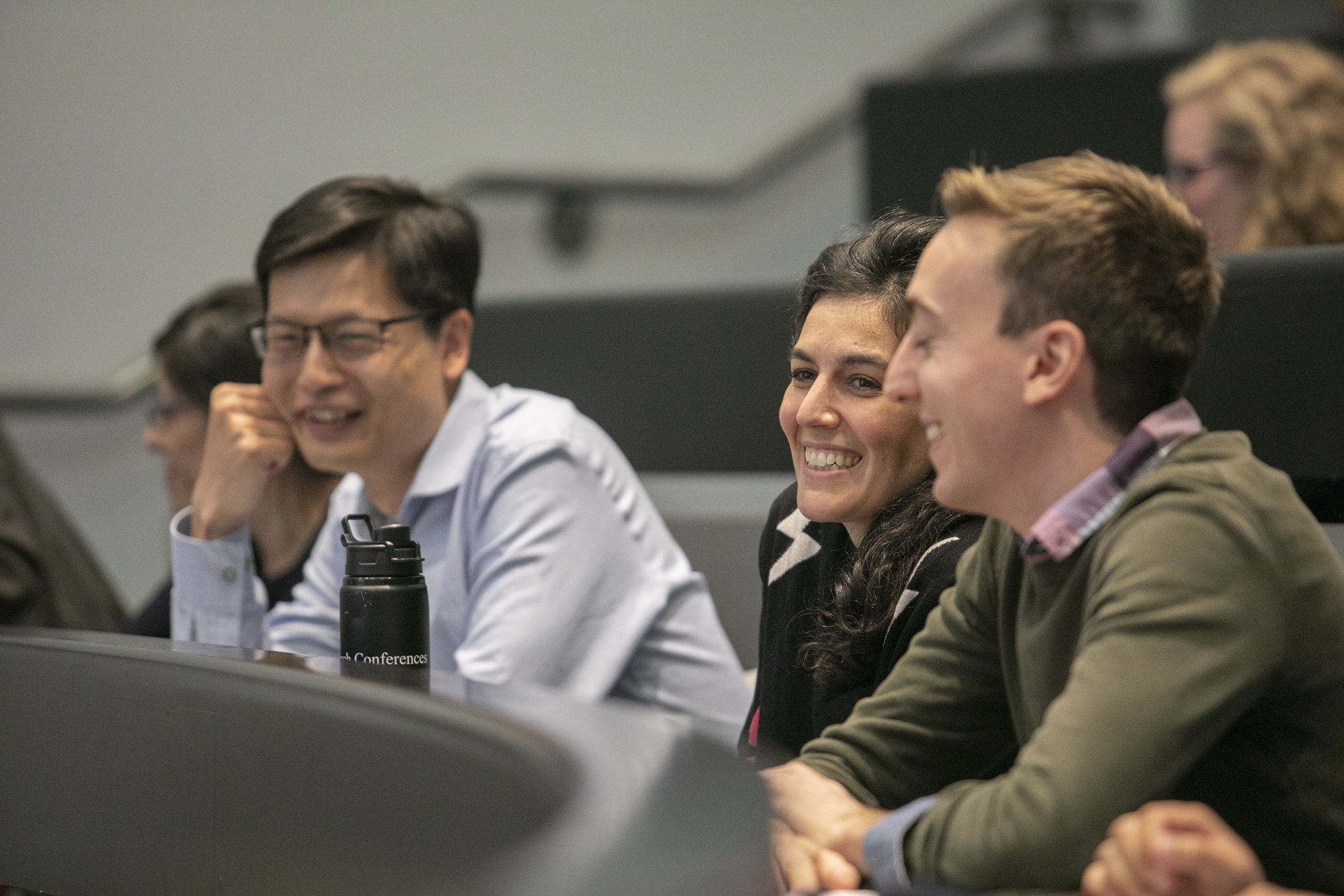 Postdocs listening