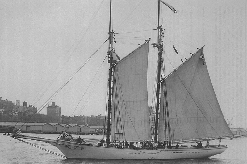 The Harvey Gamage, a vessel used for the popular Seamester program.