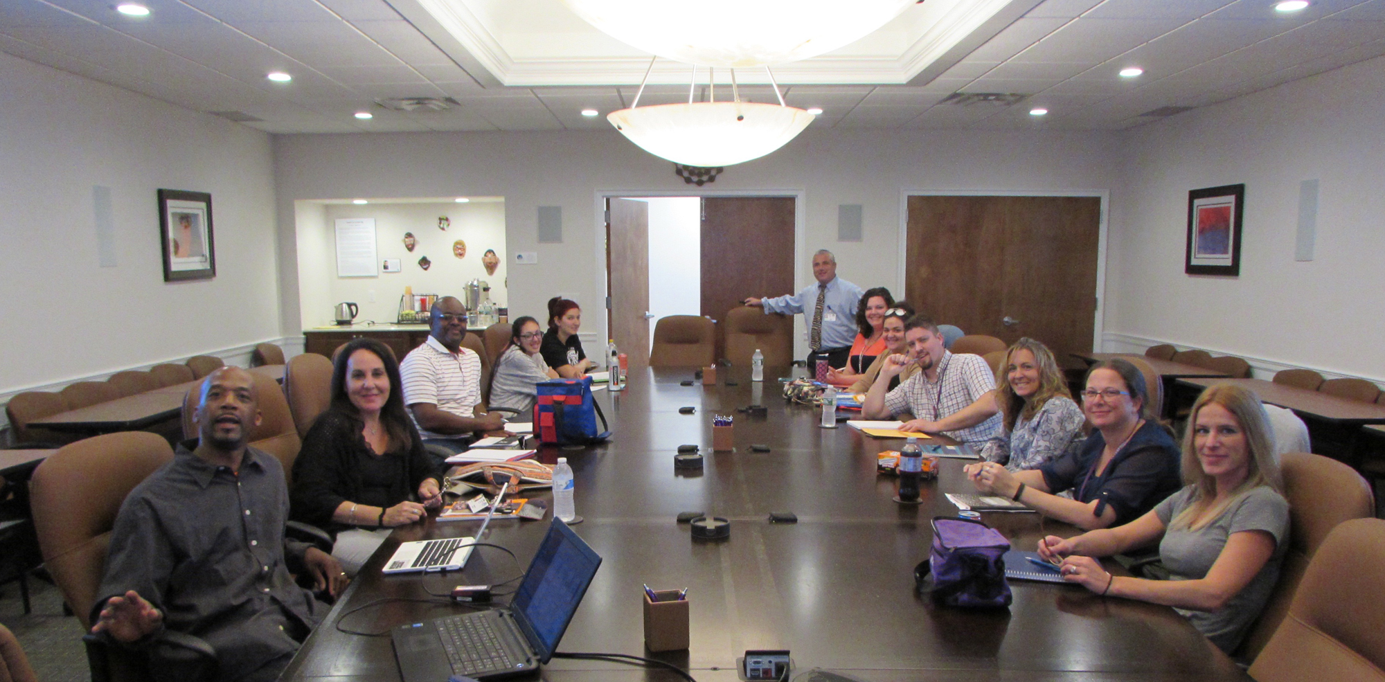 FREE cohort in their on-site classroom