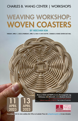 Weaving Workshop: Woven Coasters poster