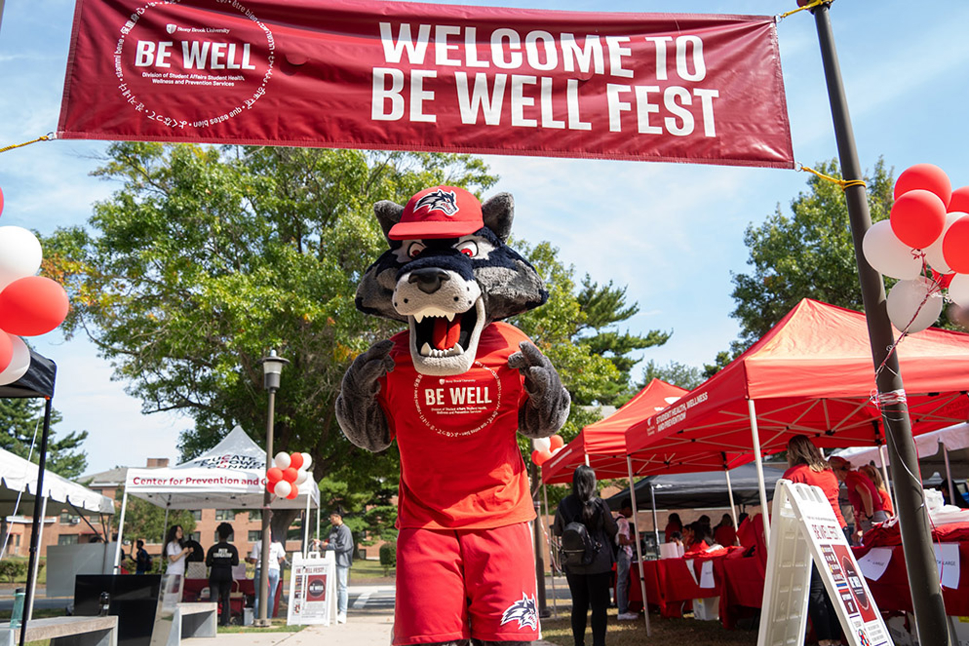 Wolfie at well fest