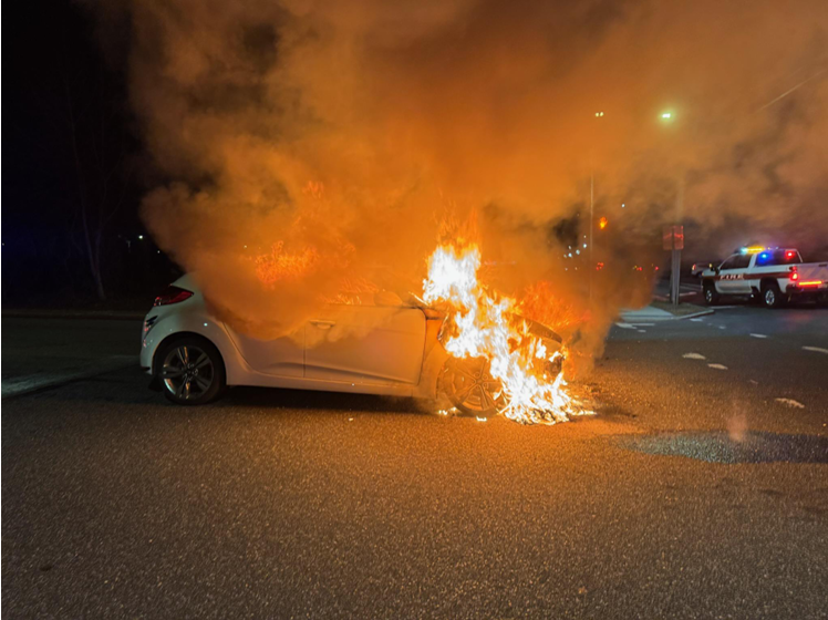 Car on Fire