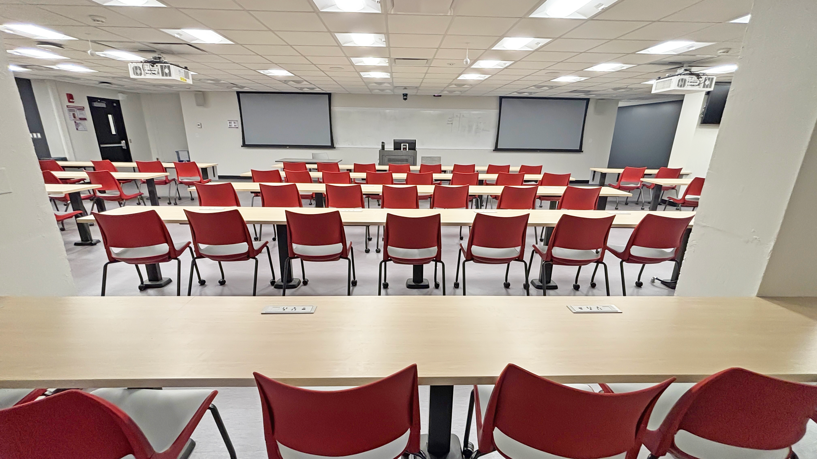 newly renovated classroom 2120