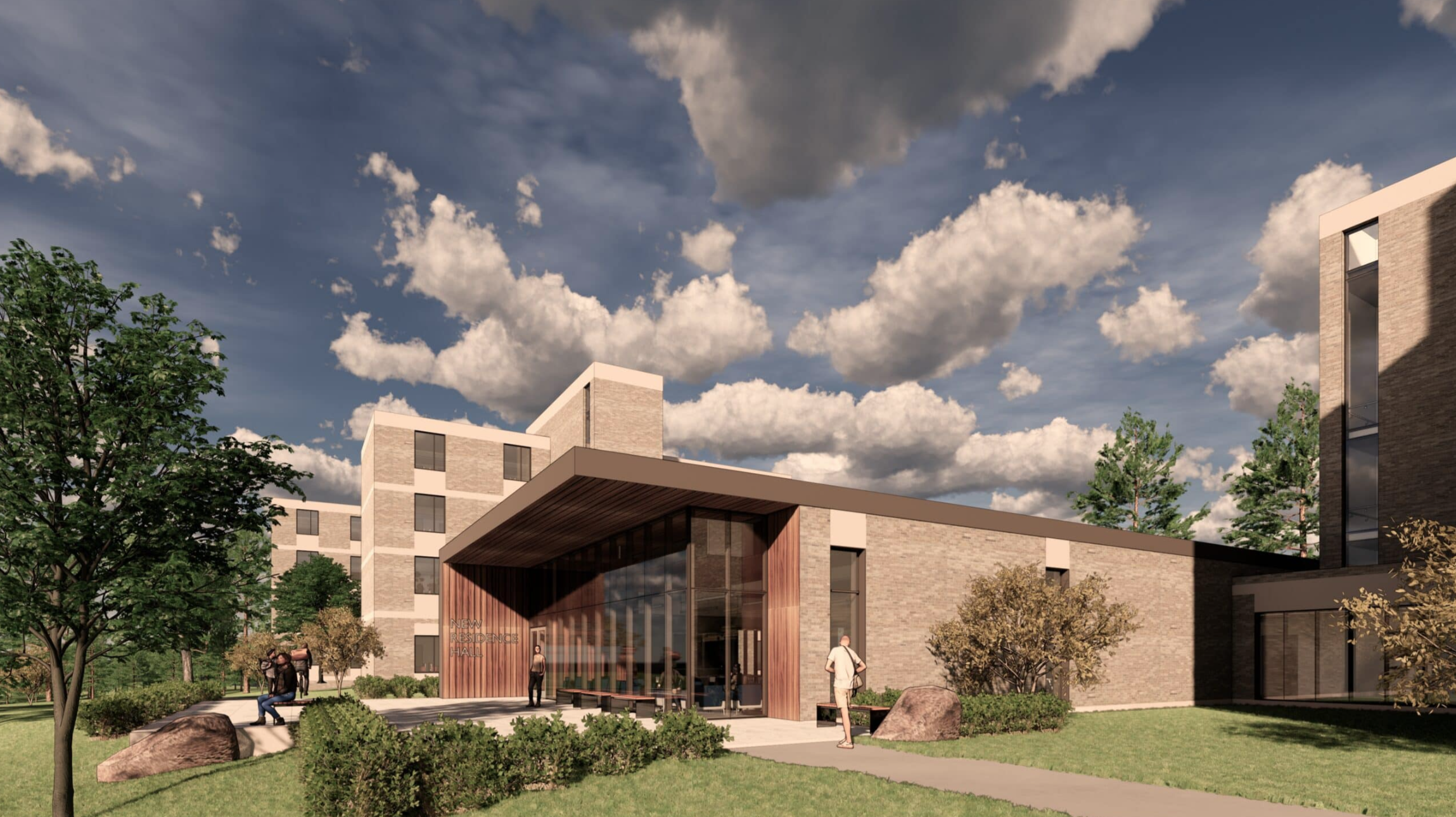 rendering of new tabler dorm
