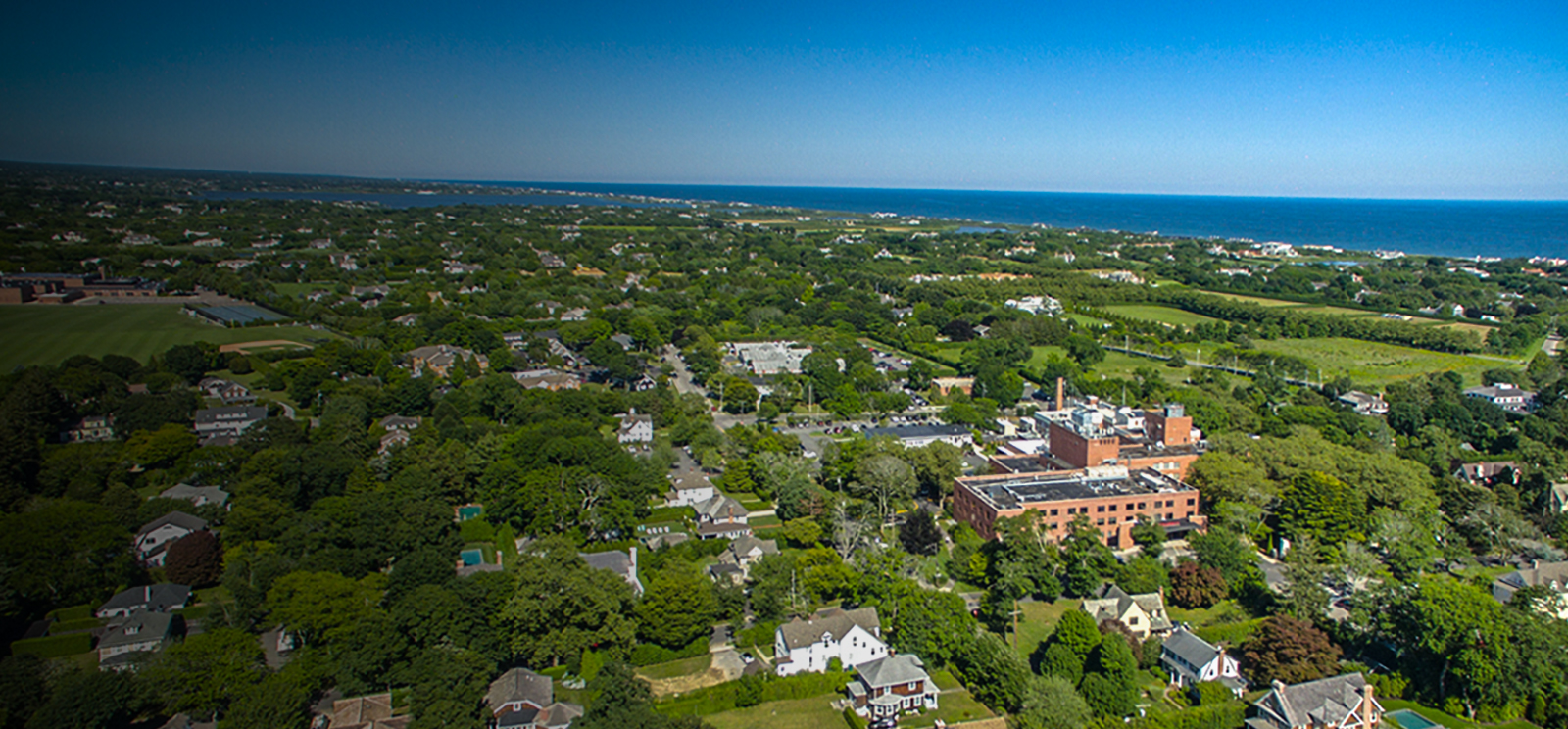aerial view of southampton hospital