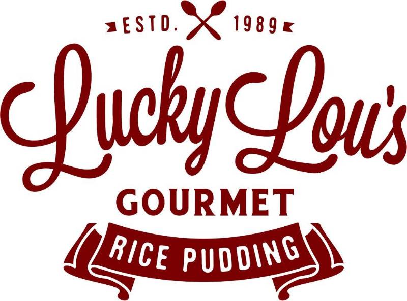 Lucky Lou's Gourmet Rice Pudding brand logo