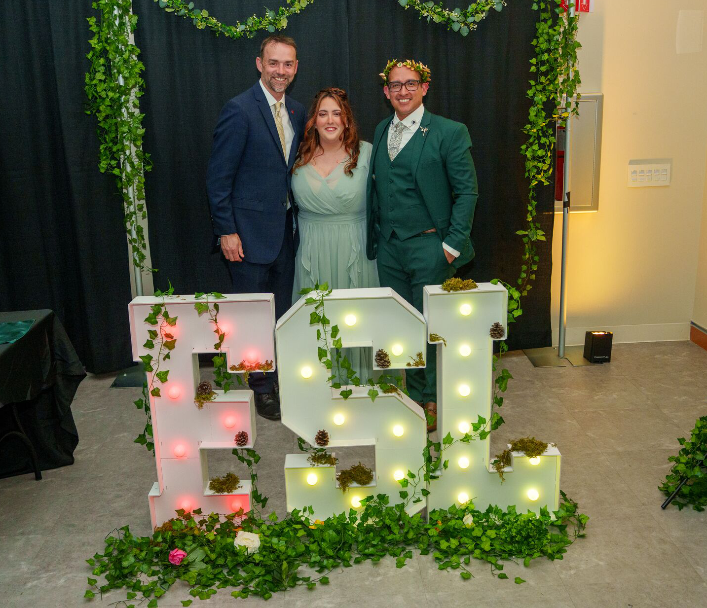 staf at an event
