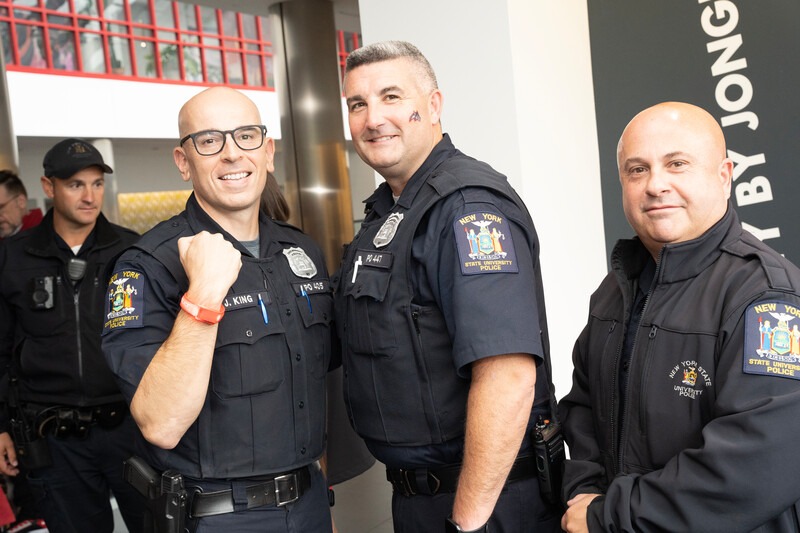 Stony Brook University police officers
