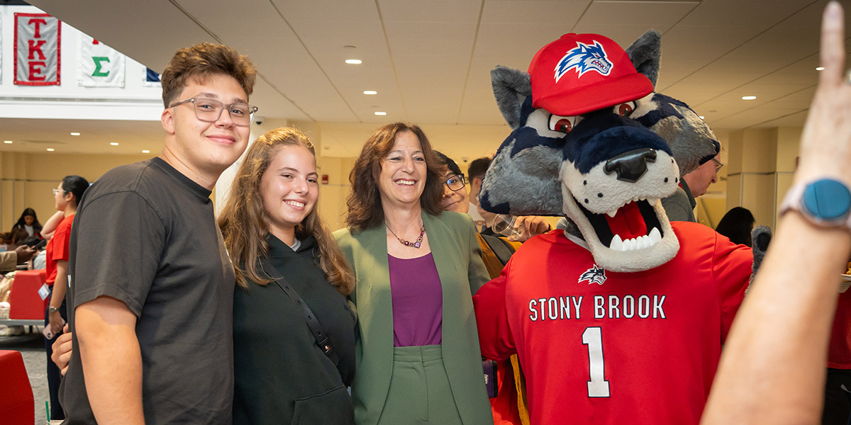 president goldsmith and wolfie