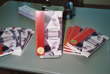 A stack of books on a table