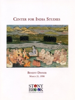 Brochure that says "Center for India Studies 1999"