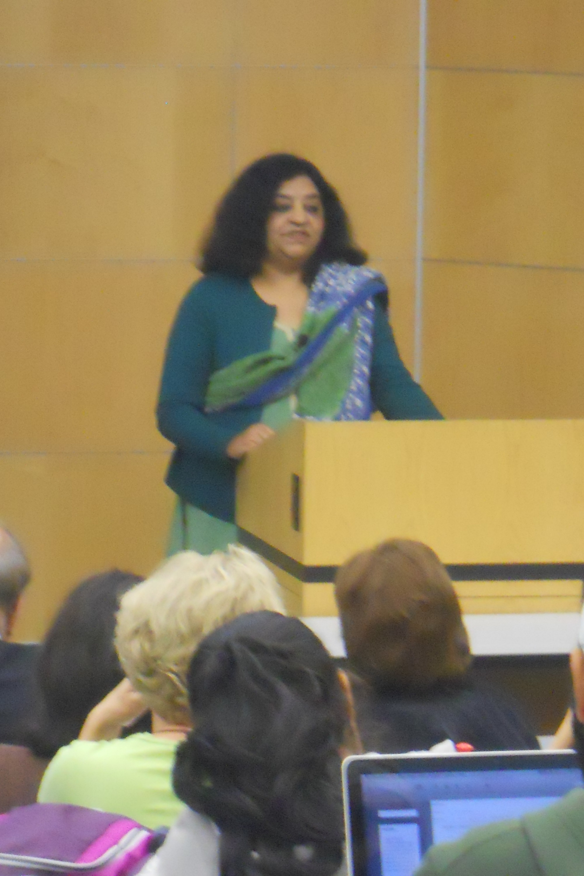Dr. Sukrita Paiul Kumar giving a lecture