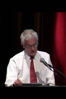 John Hawley giving a lecture