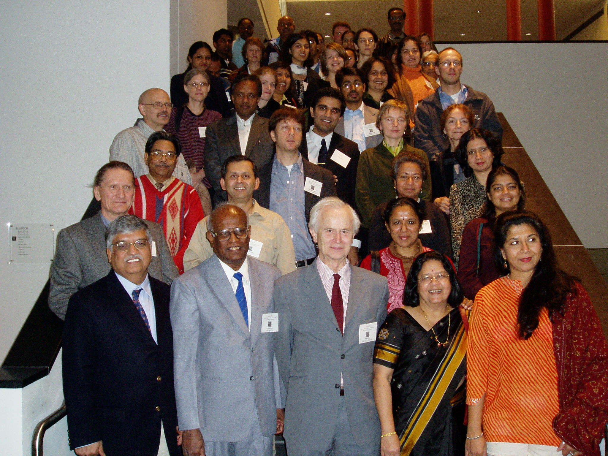 SALA Conference attendees posing for a photo on the stairs