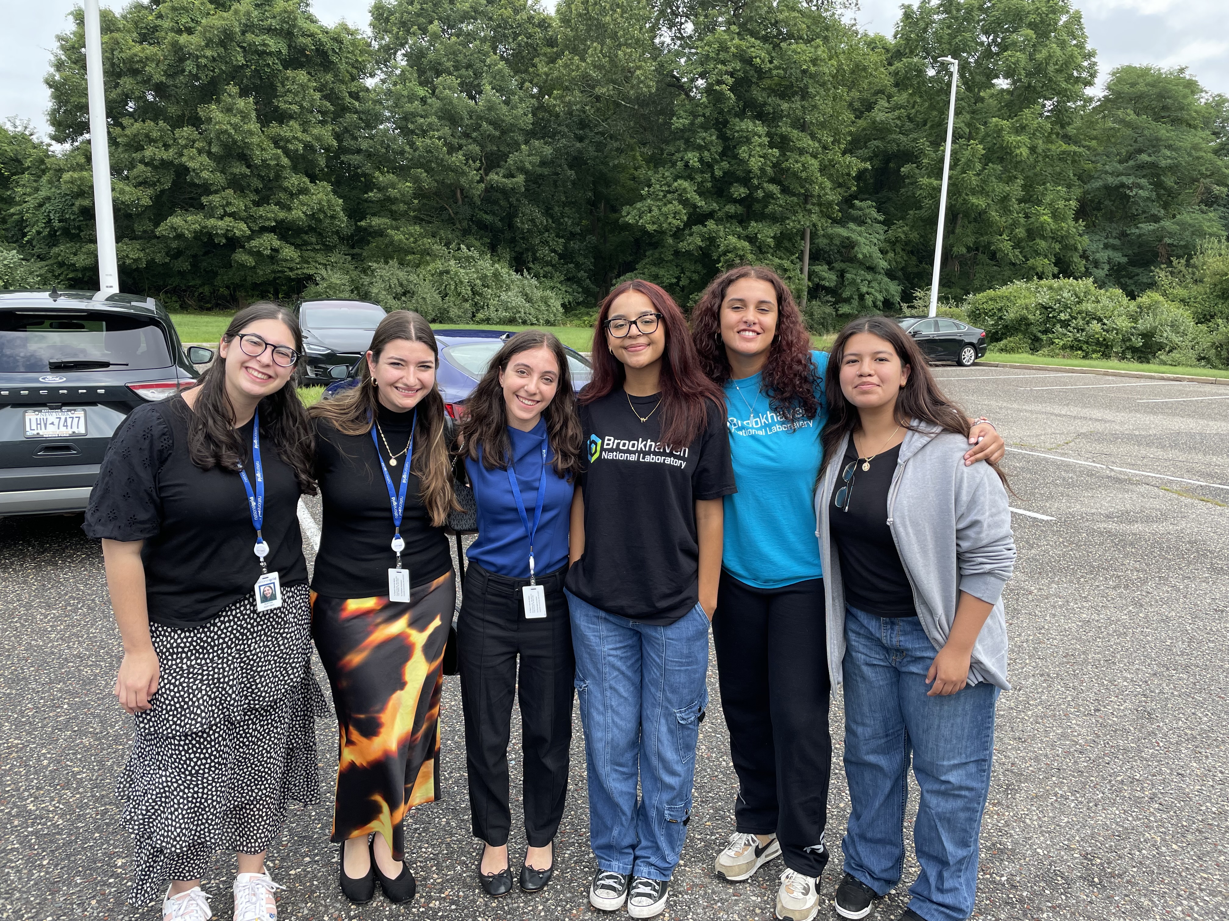 students with National Grid