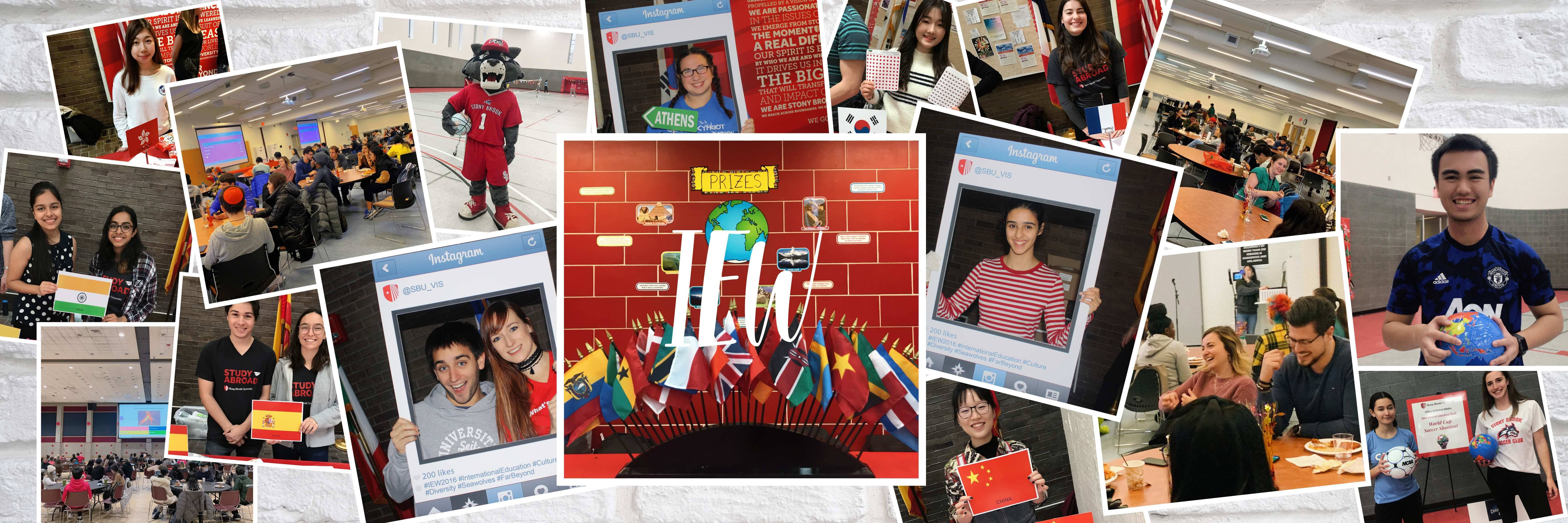 Collage of images from International Education Week