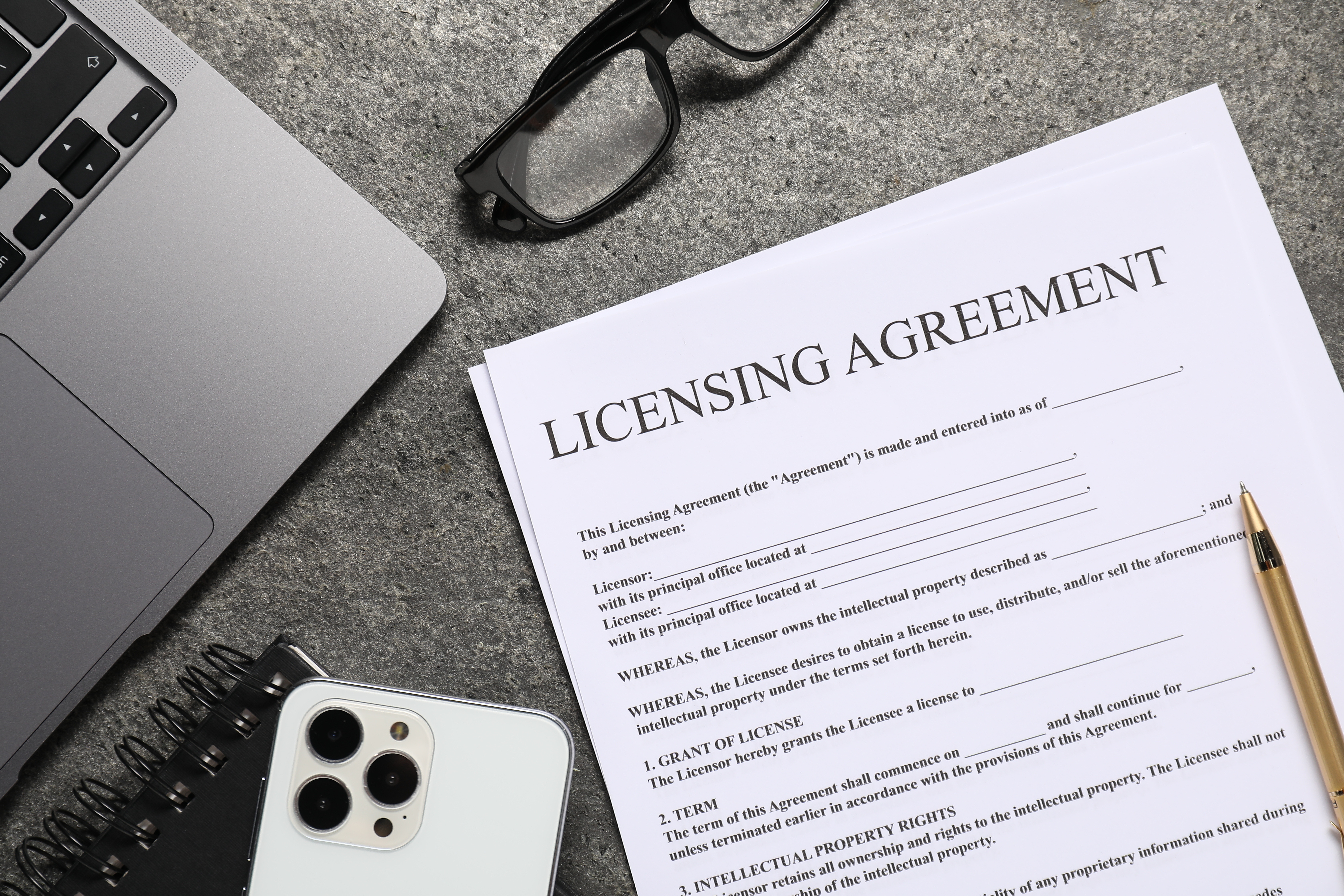 licensing agreement document