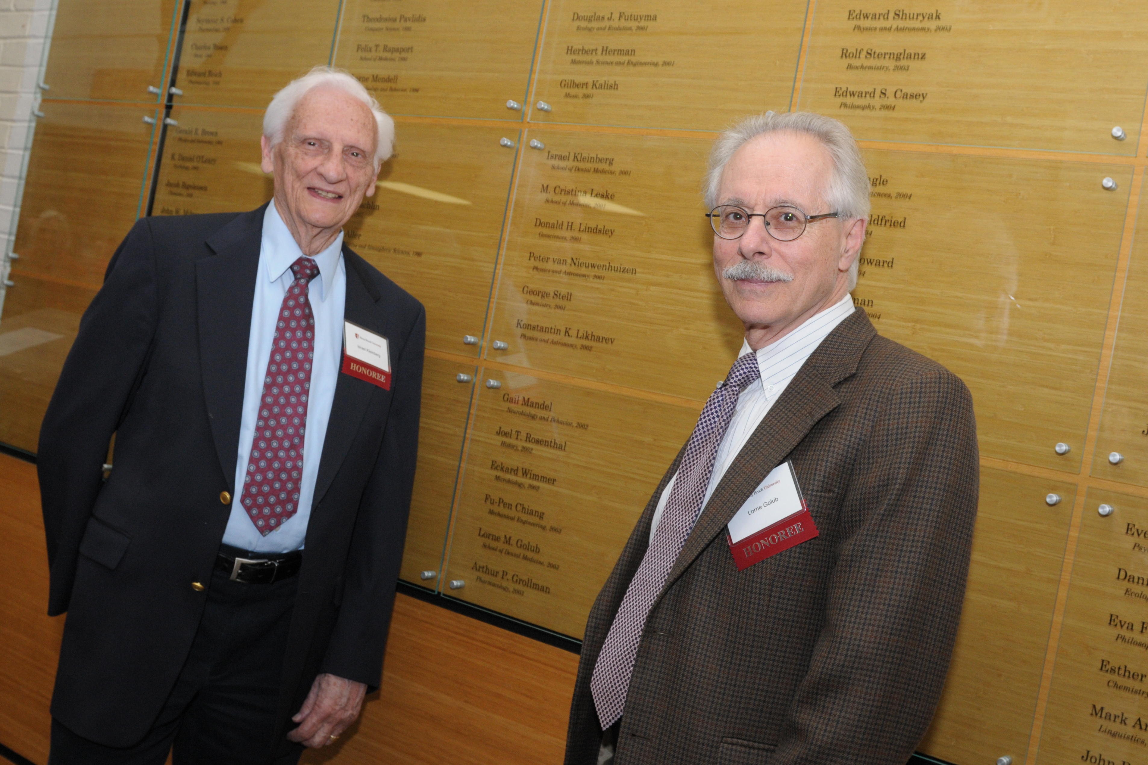 Dr. Lorne Golub with Dr. Israel Kleinberg