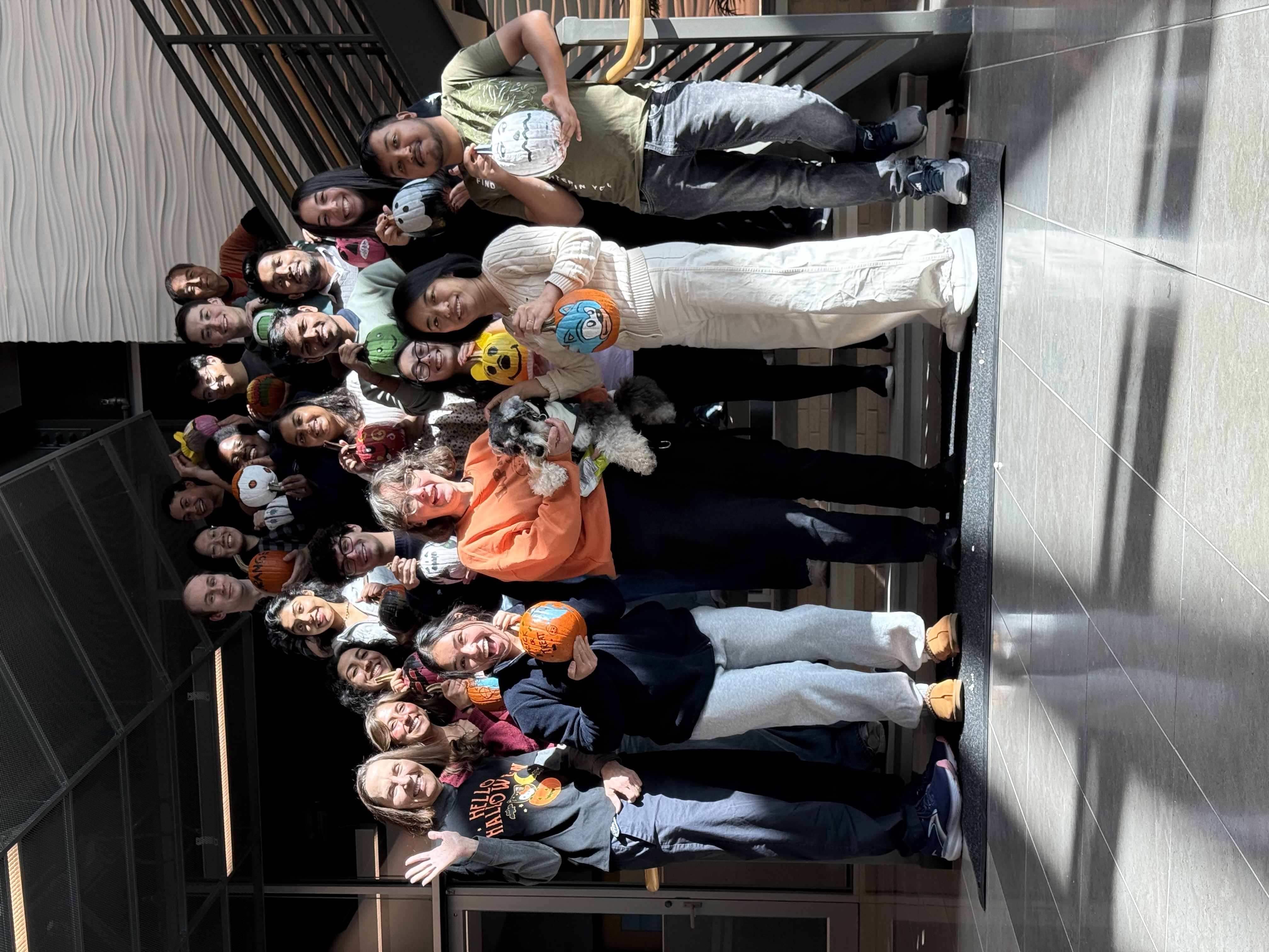 Group of people smiling