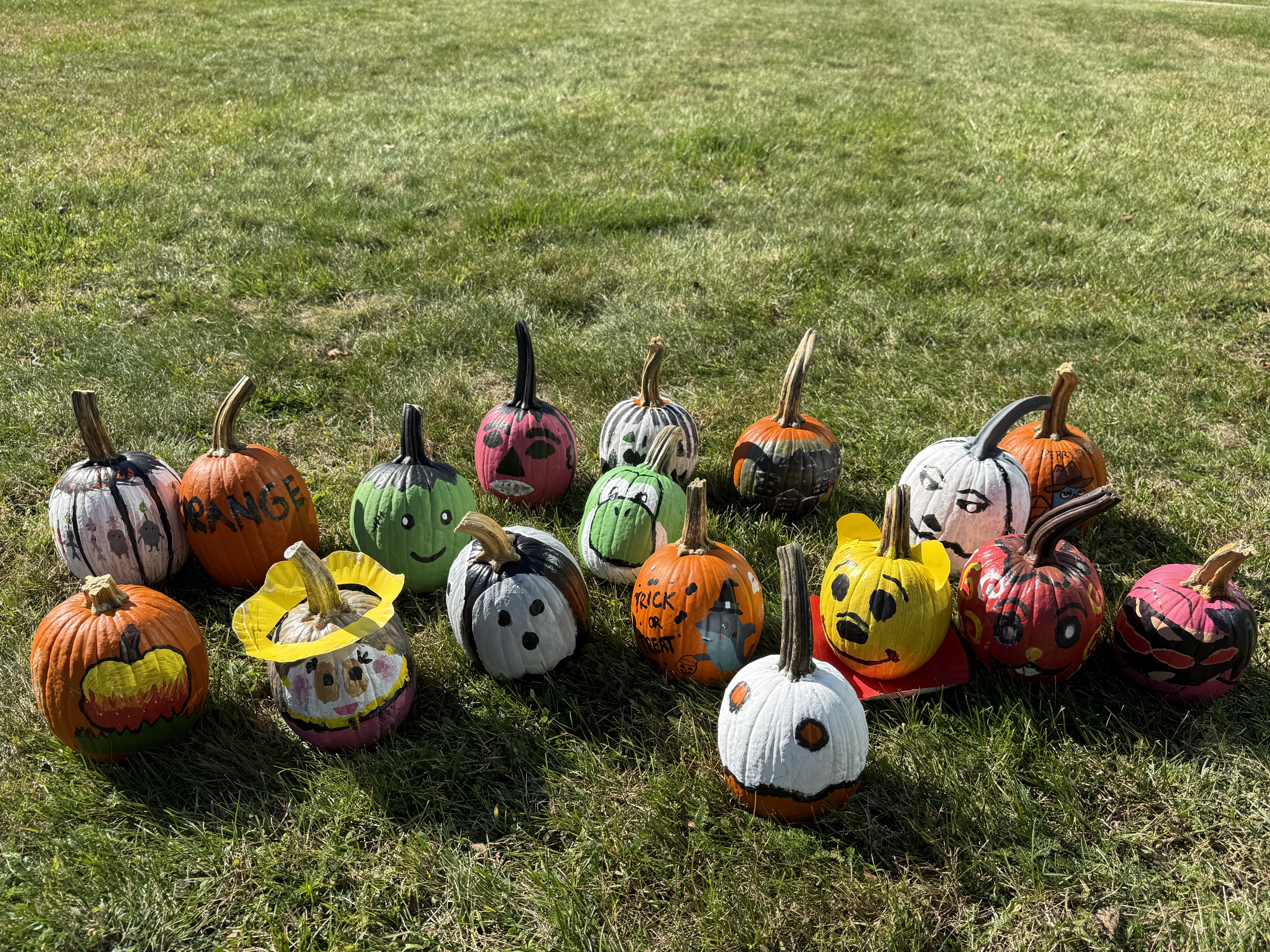 painted pumpkins