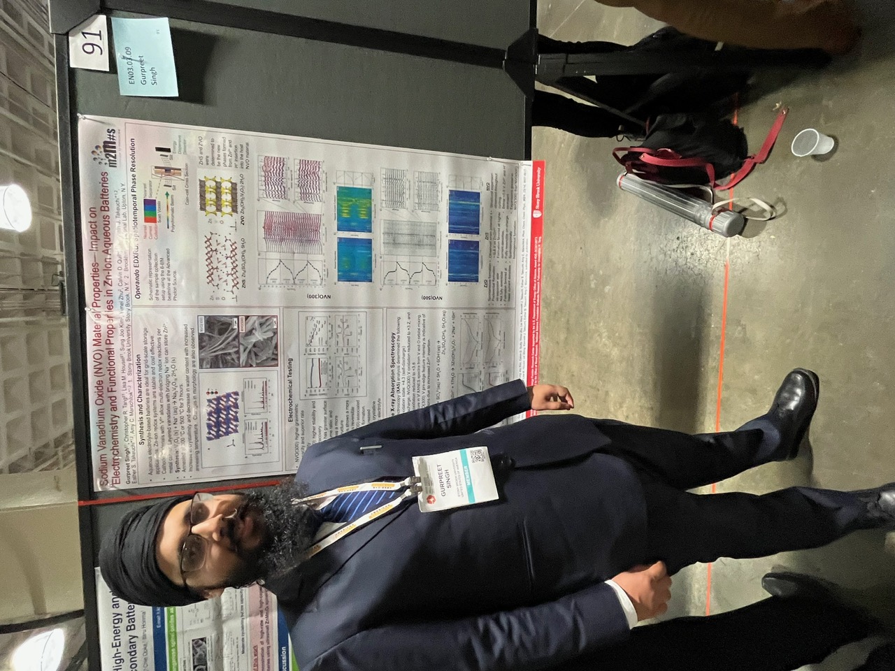 Student presenting