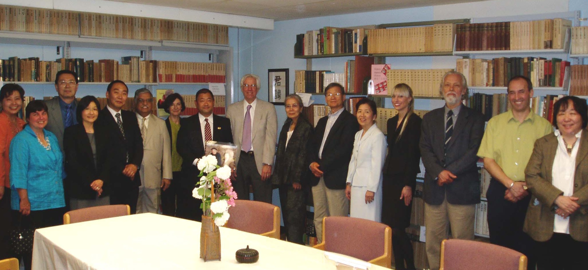 Photo of the people who attended Inoh Collection Opening in 2007