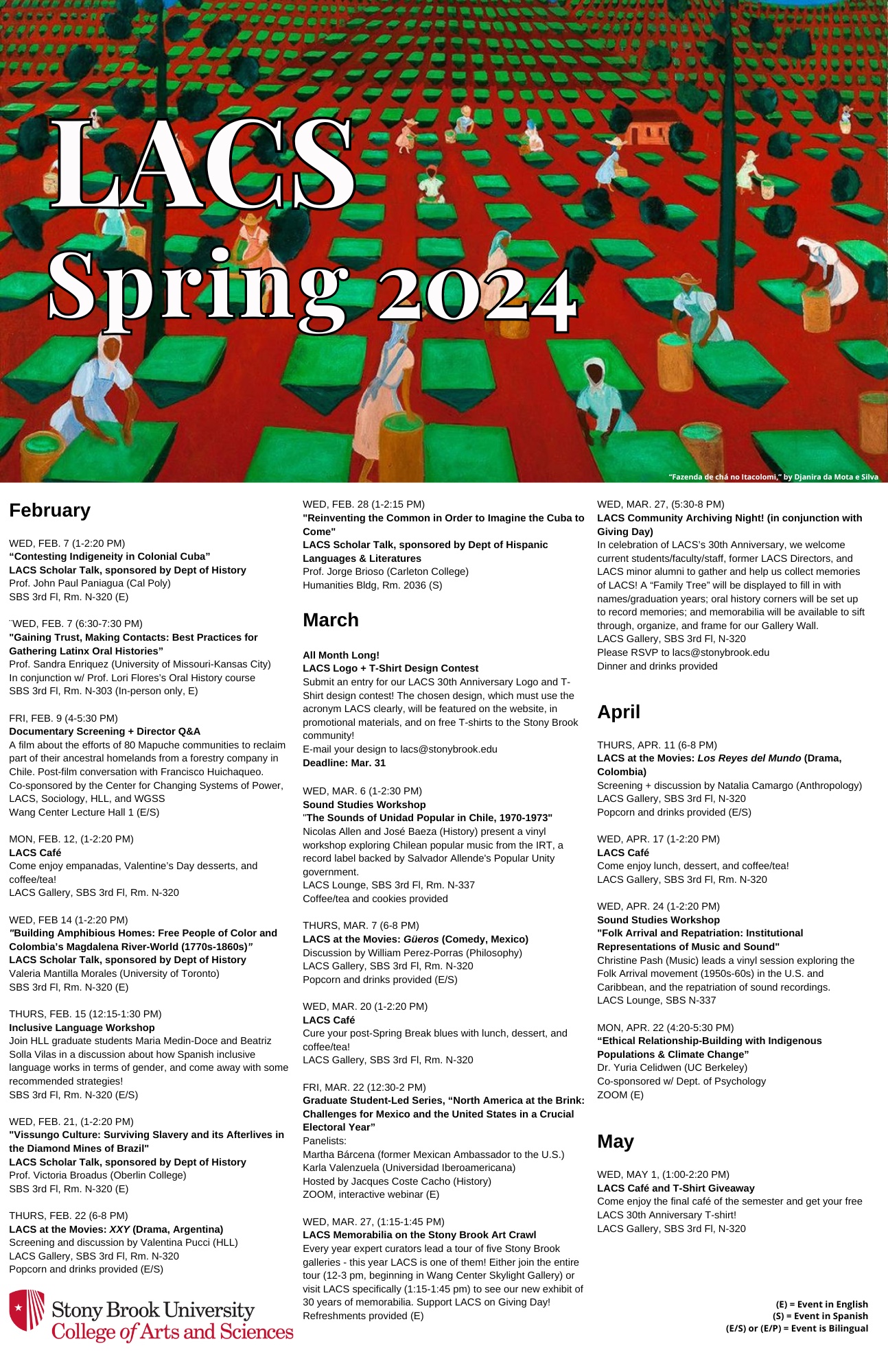 LACS Calendar Spring 2024