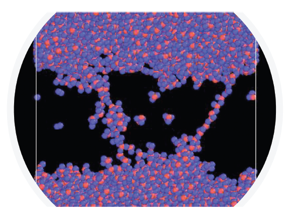 Image showing nanoscale stress fibers in Silica