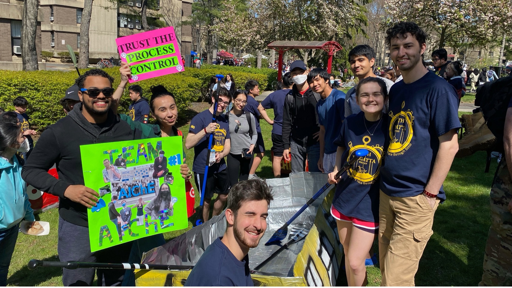 Materials Science and Chemical Engineering (MSCE) students participating in an AIChE student event