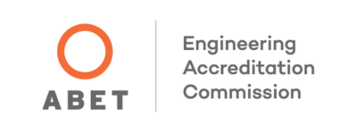 ABET logo with an orange circle on the left and the text “Engineering Accreditation Commission” on the right.