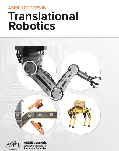 An image of the cover of Translational Robotics showing a robotic arm and a four-legged robot