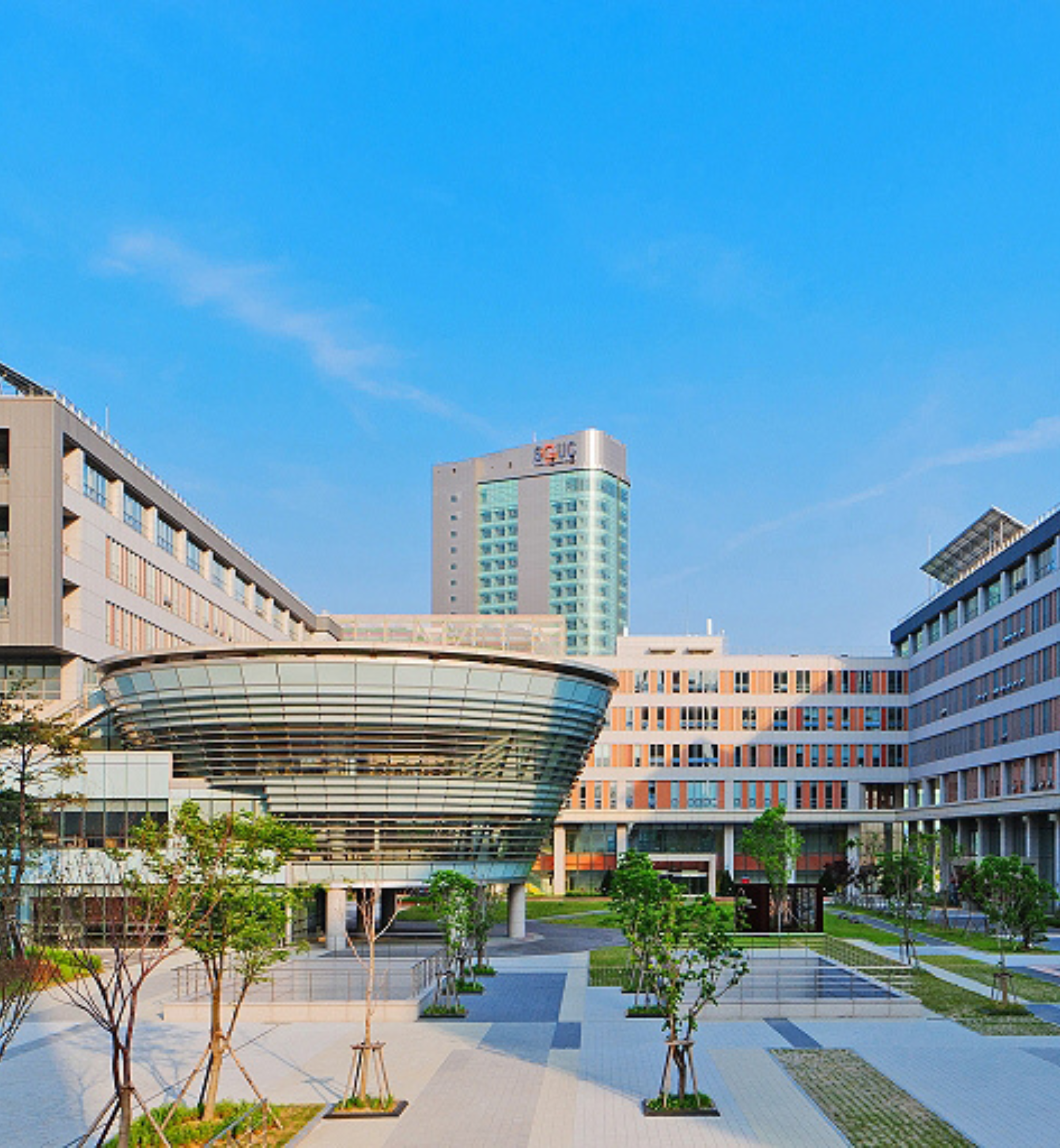 Building on the campus of SUNY Korea
