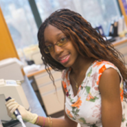 Melissa Daniel pipetting