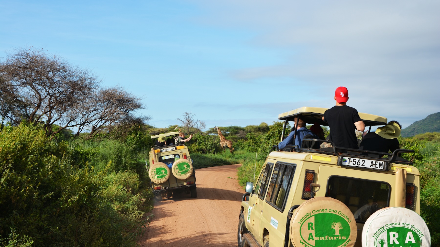 SBU students on a safari in Tanzania