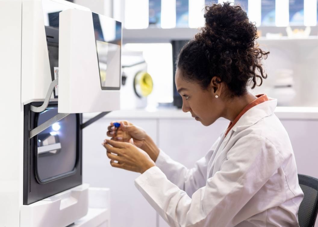 A PCS participant using a piece of machinery