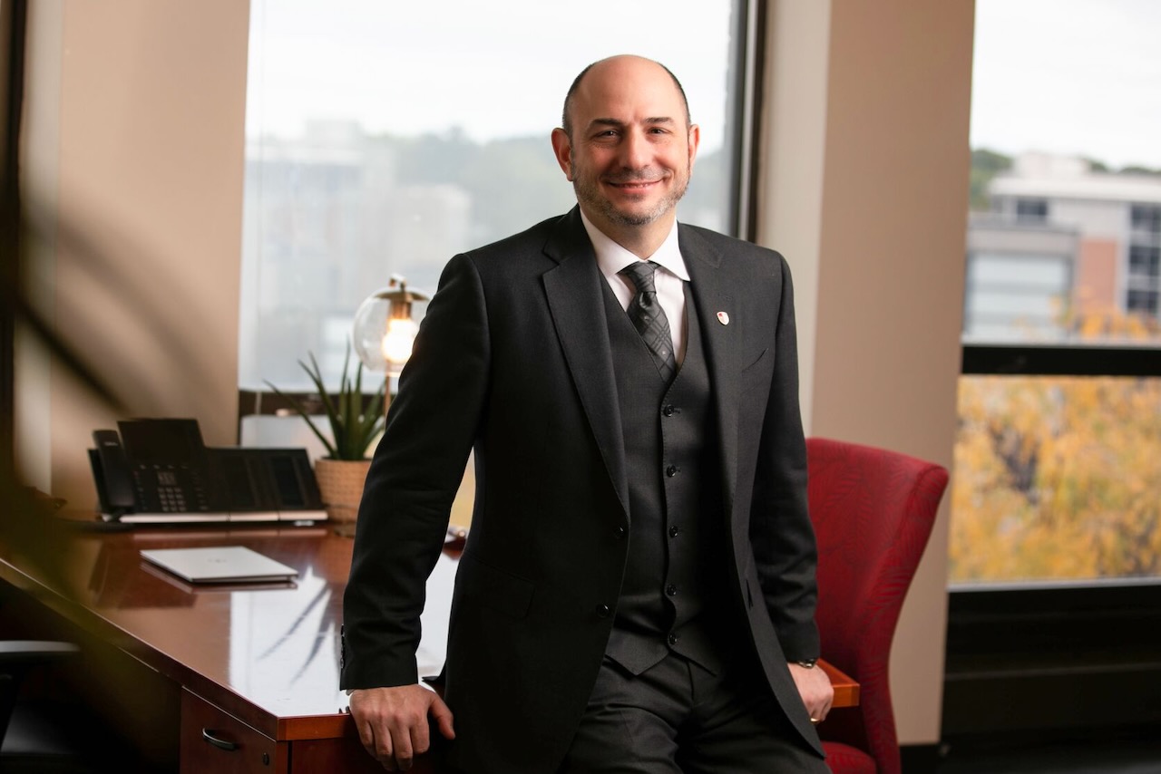 Carl Lejuez in his office