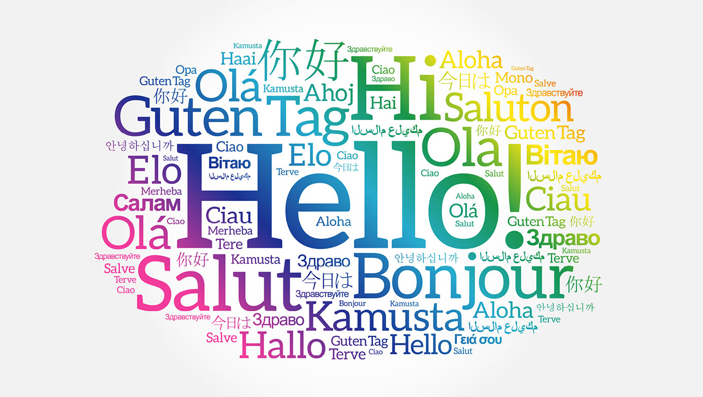 Hello in different languages