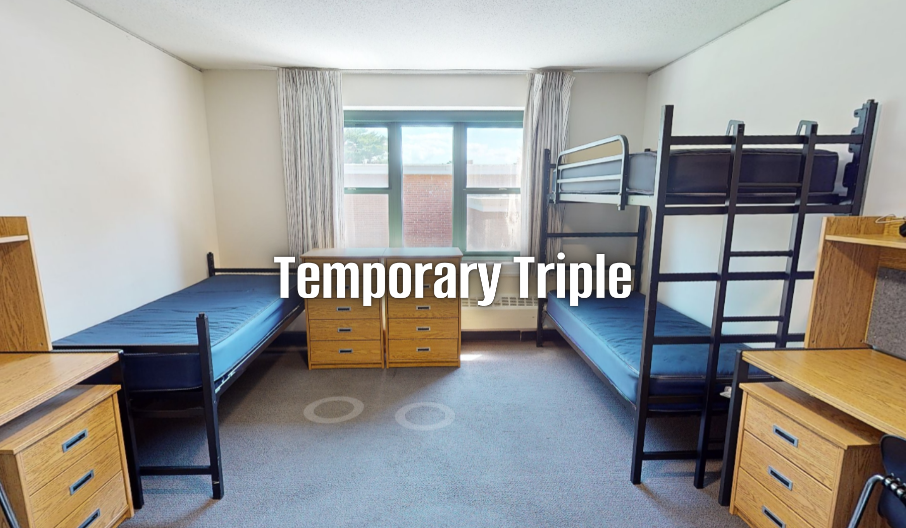 Temporary triple virtual tour