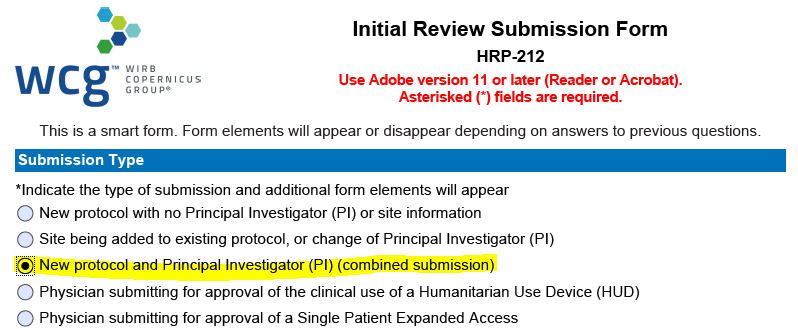 If WIRB not already reviewed the research If WIRB not already reviewed the research