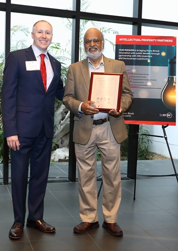 Sean Boykevisch with I.V. Ramakrishnan
