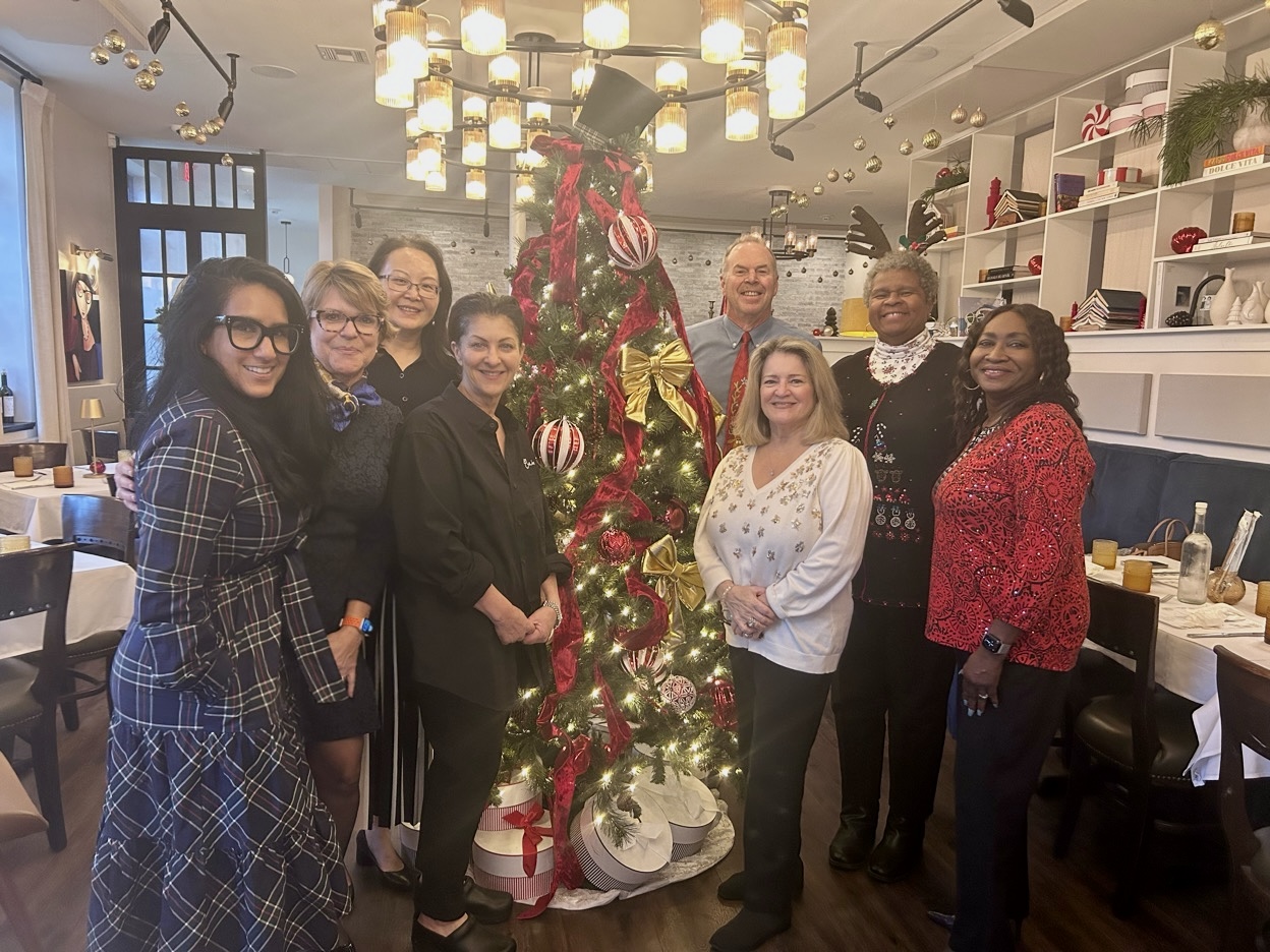 SBDC team with Elaine  Micali in Elaine's Restaurant and Bar